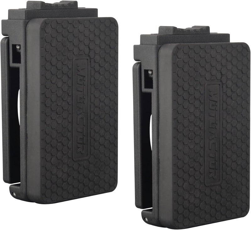 MUTUACTOR Magnetic Belt Clip Heav Duty, 2PCS Super Strong Tool Belt Tool Holster,Anti-Slip Rubber Coated Magnetic Belt Clip for Organizing Screwdrivers Hammers Wrenchs - Image 1